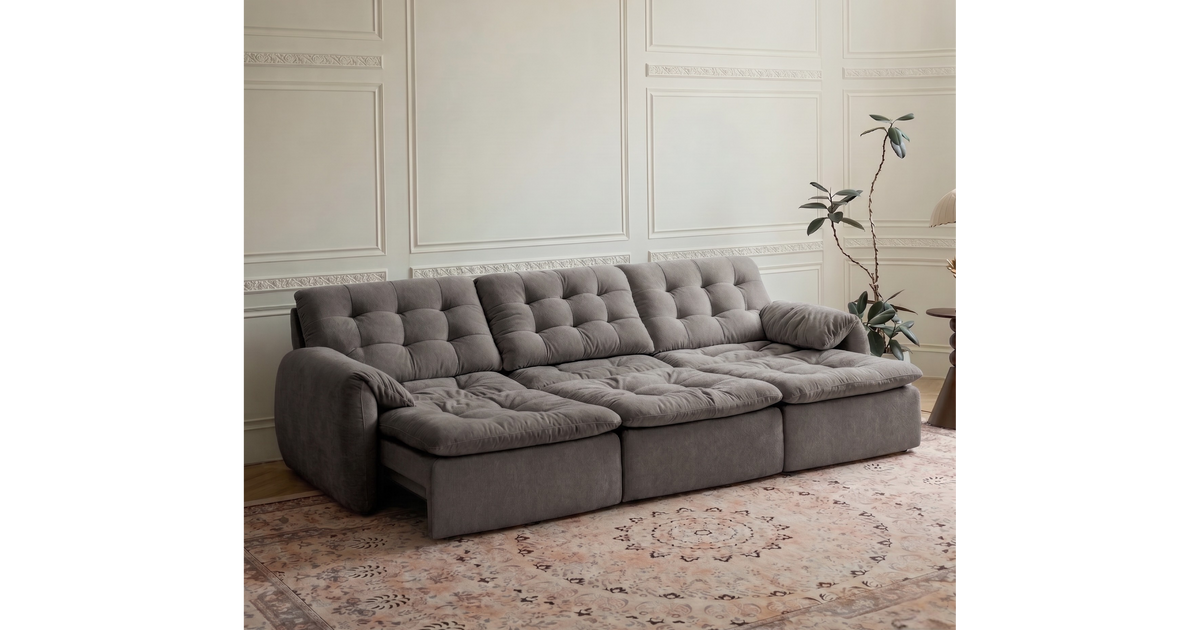 Tiffany Extendable Sofa | Seats 2 to 5 | Chenille Fabric