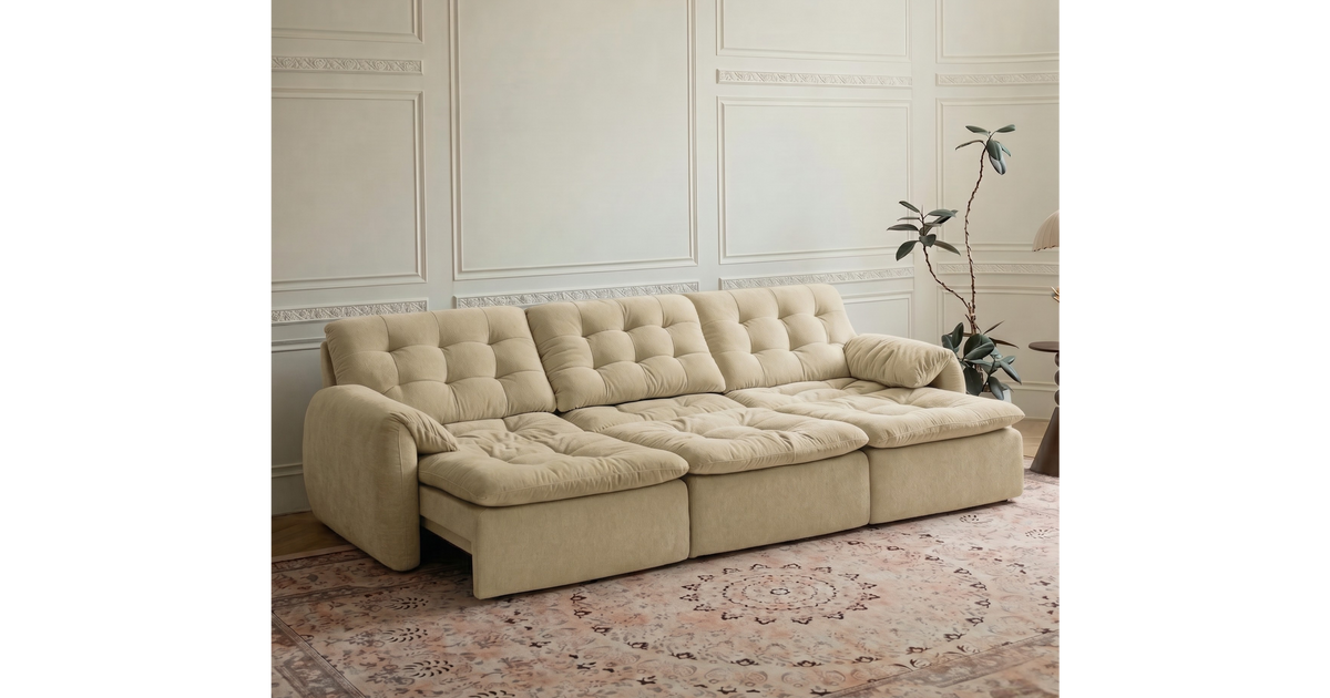 Tiffany Extendable Sofa | Seats 2 to 5 | Chenille Fabric